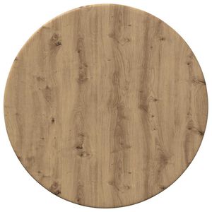 vidaXL Tischplatte &Oslash; 30 x 1,5 cm Rund Holzwerkstoff Artisan-Eiche