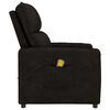 vidaXL Massagesessel Schwarz Mikrofasergewebe
