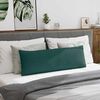 vidaXL Sofakissen 2 St&uuml;ck Dunkelgr&uuml;n 120 x 40 cm Stoff