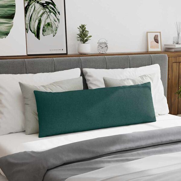 vidaXL Sofakissen 2 St&uuml;ck Dunkelgr&uuml;n 120 x 40 cm Stoff