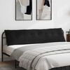 vidaXL R&uuml;ckenkissen Schwarz 200 x 50 cm Cordstoff