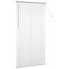 vidaXL Balkenjalousien mit Vorh&auml;ngen Silber 220 x 120 cm Aluminium