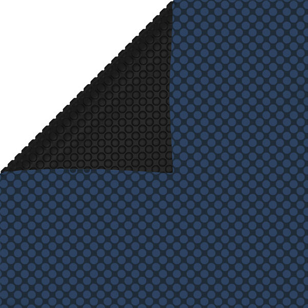 vidaXL Treibende Pool-Solarplane PE 600x300 cm Schwarz und Blau