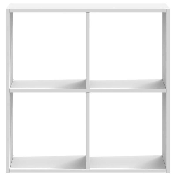 vidaXL B&uuml;cherregal Wei&szlig; 68,5x32x68,5 cm Holzwerkstoff