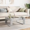 vidaXL Couchtisch mit Infinity-LED Betongrau 70x53x30 cm