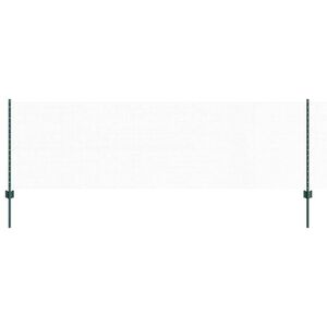 vidaXL Sechseckzaun mit Pfosten 50 x 0,8 m PVC-beschichteter Stahl