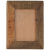 vidaXL Bilderrahmen 2 Stk. 25x30 cm Massives Altholz und Glas