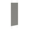 vidaXL Plissee Anthrazit 45x150 cm Stoffbreite 44,4 cm Polyester