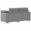 vidaXL Sofa 2 pcs Hellgrau 219 x 80 x 82 cm Stoff