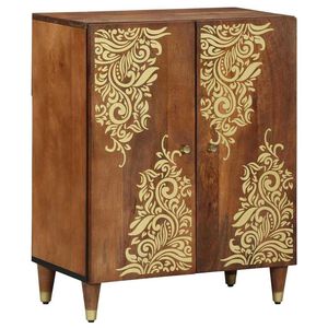vidaXL Sideboard Braun 60 x 33 x 75 cm Massivholz Mango