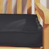 vidaXL Palettenkissen Schwarz 180 x 40 x 8 cm Oxford-Stoff