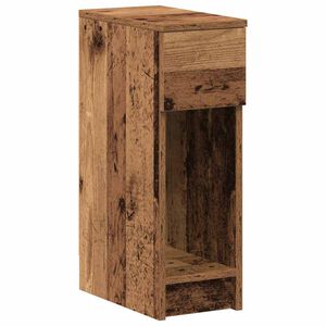 vidaXL Nachttisch mit Schublade Altholz-Optik 20x36x60 cm