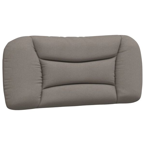 vidaXL Kopfteil-Kissen "Hvar" Taupe 80 cm Stoff