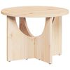 vidaXL Couchtisch Natur 50 x 50 x 35 cm Massivholz Kiefer
