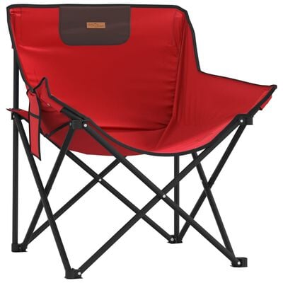 vidaXL Campingstühle 2 Stk. mit Tasche Klappbar Rot