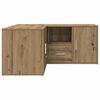 vidaXL Eckregal Artisan-Eichen-Optik 160x40x45 cm Holzwerkstoff
