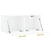 vidaXL Wandschrank Wei&szlig; 80x36,5x35 cm Holzwerkstoff