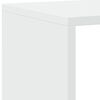 vidaXL B&uuml;cherregal Wei&szlig; 137,5x29x137,5 cm Holzwerkstoff