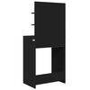 vidaXL Schlafzimmer-Frisiertische mit Regal Schwarz 80 x 39,6 x 135 cm