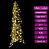 vidaXL Weihnachtsbaum mit 100 LEDs Warmes Wei&szlig; 120 cm PET