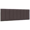vidaXL Bettgestell ohne Matratze "Hanko" Dunkelbraun 120x200 cm Stoff