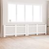 vidaXL Heizk&ouml;rperverkleidungen 2 Stk. Wei&szlig; 172&times;19&times;81,5 cm MDF