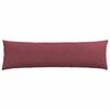 vidaXL Sofakissen 2 pcs Weinrot 145 x 40 cm Stoff