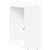 vidaXL Eck-LED-TV-Schrank Wei&szlig; 100 x 40 x 50 cm Holzwerkstoff
