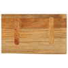 vidaXL Tischplatte mit Baumkante 60x30x2,5 cm Massivholz Mango
