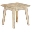 vidaXL Couchtisch 45&times;45&times;40 cm Mango Massivholz