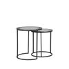 LABEL51 2-tlg. Couchtisch-Set Pair Antik-Asche