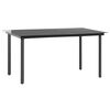 vidaXL 7-tlg. Garten-Essgruppe PVC Rattan Schwarz