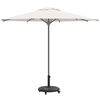 vidaXL Sonnenschirmst&auml;nder Art Deco Schwarz &Oslash; 45 x 39,5 cm Eisen