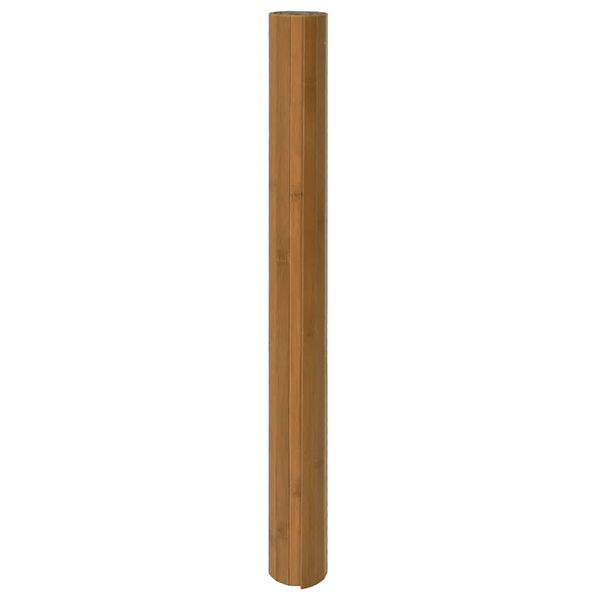 vidaXL Teppich Rechteckig Braun 60x500 cm Bambus