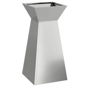 vidaXL S&auml;ulen Pflanzer Silber 35 x 35 x 73 cm