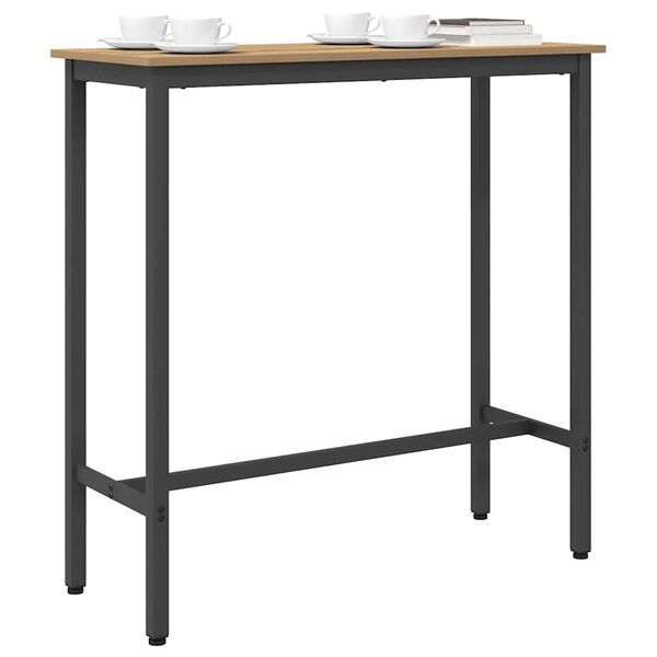 vidaXL Tisch Artisan-Eiche 100 x 40 x 100,5 cm