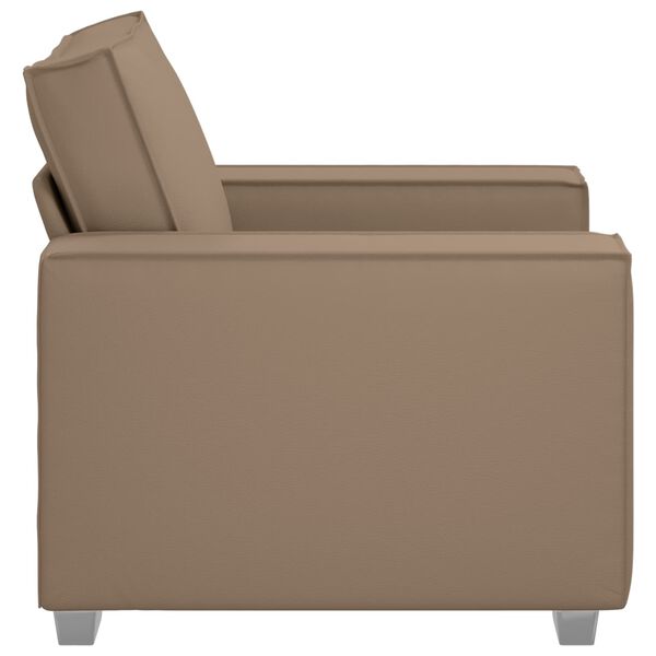 vidaXL Sofa 59cm Cappuccino Stoff