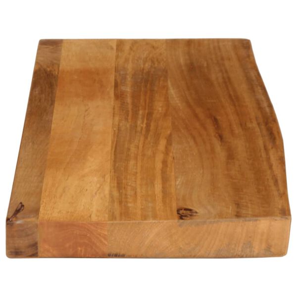 vidaXL Tischplatte mit Baumkante 90x40x2,5 cm Massivholz Mango