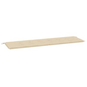 vidaXL Gartenbank-Auflage Beige 180x50x3 cm Oxford-Gewebe