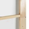 vidaXL Schiebet&uuml;r ORKDAL Nat&uuml;rlich und Schwarz 78 x 232 cm