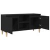 vidaXL TV-Schr&auml;nk Schwarz Eichen-Optik 102 x 35 x 50 cm Holzwerkstoff