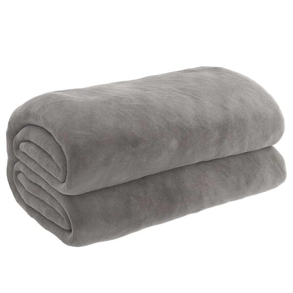 vidaXL Gewichtsdecke mit Bezug Grau 120x180 cm 5 kg Stoff