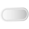 vidaXL LED-Badspiegel 60x25 cm Oval