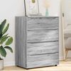 vidaXL Stauraumschr&auml;nke 2 pcs Graues Sonoma 80 x 48 x 105 cm