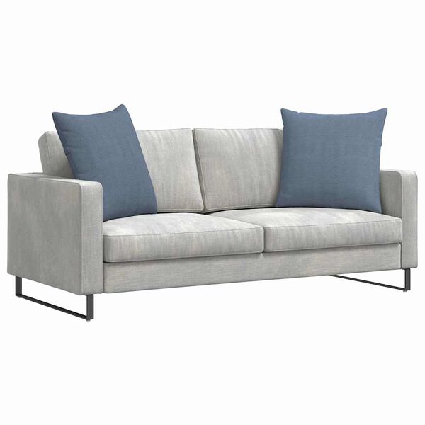 vidaXL Sofakissen 2 St&uuml;ck Blau 80 x 80 cm Cordstoff