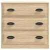 vidaXL Sideboard Sonoma-Eiche 70x35,5x67,5 cm Holzwerkstoff