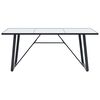 vidaXL Esstisch Wei&szlig; 180 x 90 x 75 cm Hartglas