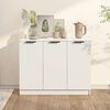 vidaXL Sideboard Wei&szlig; 90,5x30x70 cm Holzwerkstoff