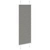 vidaXL Plissee Anthrazit 50x150 cm Stoffbreite 49,4 cm Polyester