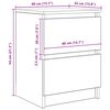 vidaXL TV-Schrank R&auml;uchereiche 40x35x54 cm Holzwerkstoff